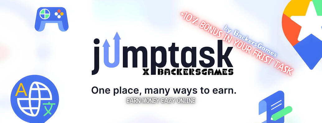 +10% BONUS IN YOUR FRIST TASK